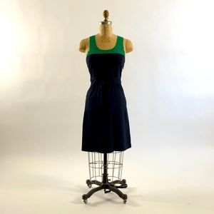 Theory belted pinafore with pockets and side zip size 4